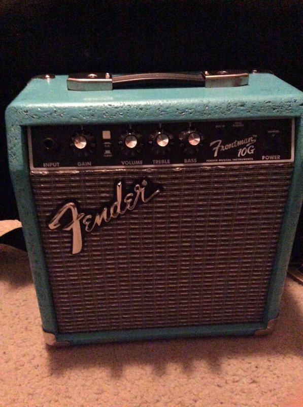 Fender Frontman 10 Watt Amplifier Surf Blue Edition